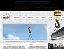 Tablet Screenshot of megaset.pl